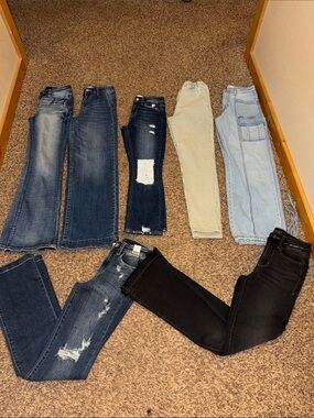 Bundle of women’s size 24 jeans - will sell bundled or separately